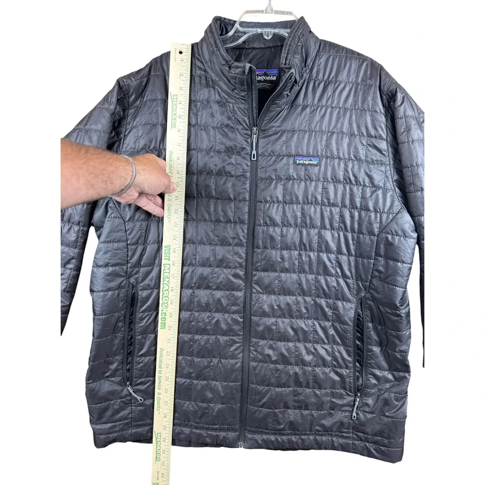 Patagonia Nano Puff Jacket Mens XXL Black Quilted Puffer Full Zip 84212